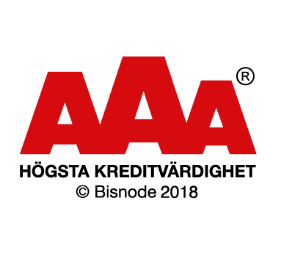 AAA Högsta kreditvärdighet – Bisnode